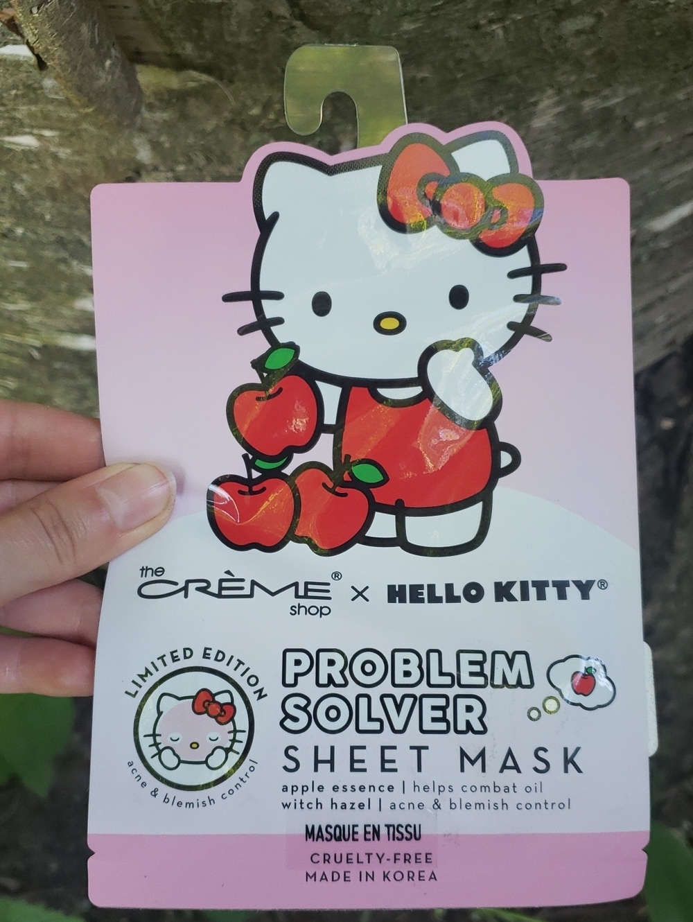 2/$28🌸 Limited Edition The Crème Shop x Hello Kitty Problem Solver Sheet Mask